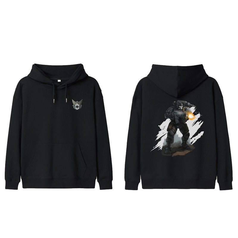 Starforged Warhammer 40K Honor Guard Series Themed Hoodie Space Marines 2 Men's Sweatshirts Other